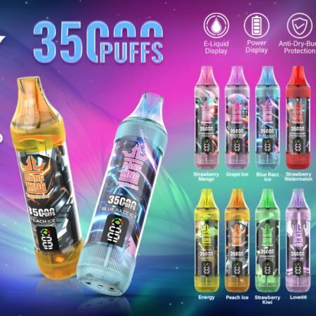 Bang King 35000口大煙量拋棄式電子煙 歐美暢銷款