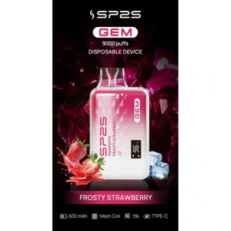 SP2S GEM9000口拋棄式電子煙｜高清顯示屏｜持久煙感｜精緻設計