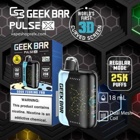 GEEK BAR PULSE X 25000口｜星空風格一次性霧化器・超大容量爆款