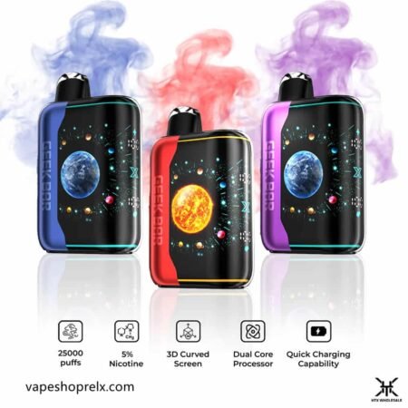 GEEK BAR PULSE X 25000口｜星空風格一次性霧化器・超大容量爆款