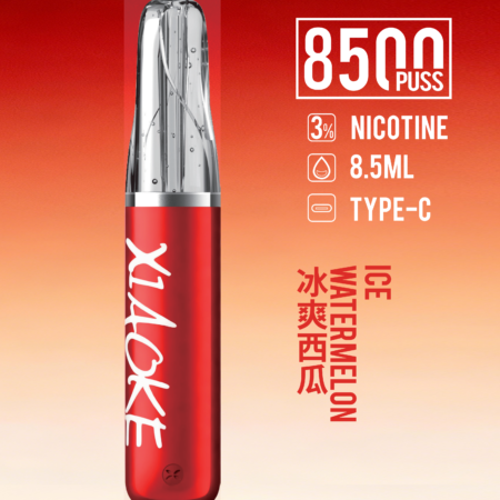 xiaoke 梟客 口紅款 8500口 拋棄式電子煙｜高顏值設計・大容量續航・台灣現貨